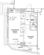 プラウドフラット大森3 505 間取り図