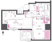 ズーム秋葉原ノース 903 間取り図