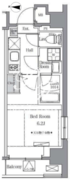 ＢｌｕＲｏｃｋ東品川 205 間取り図 ?>
