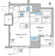 コンフォリア大森山王 203 間取り図