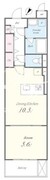 ルーツ渋谷本町 503 間取り図
