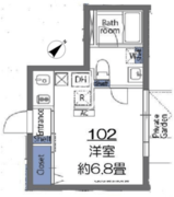 アヴァンタージュ恵比寿 102 間取り図