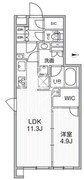 オルタナ祐天寺 208 間取り図