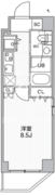 ステージファースト浅草橋4 503 間取り図