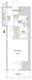 アーバネックス西新宿 205 間取り図