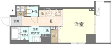 KoHa錦糸町 302 間取り図