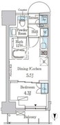 パークアクシス両国スクエア 605 間取り図