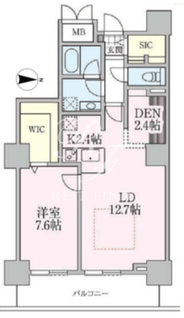 ロイヤルパークスタワー南千住 3510 間取り図