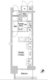 コンフォリア北参道 1309 間取り図