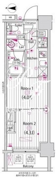 グランドガーラ木場 5F 間取り図