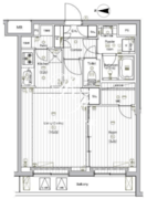 ザ・プレミアムキューブG大崎 406 間取り図