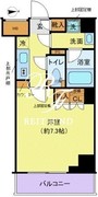 クレヴィスタ大島1 606 間取り図