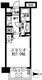 レジディア新宿イースト2 504 間取り図