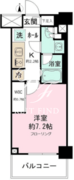 JP noie 亀戸 204 間取り図