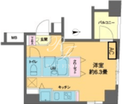 カスタリア新富町3 904 間取り図