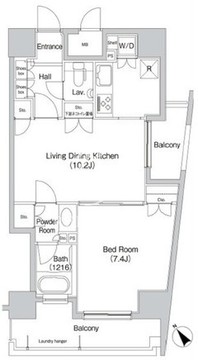 コンフォリア三宿 1203 間取り図