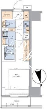 トラディティオ門前仲町 606 間取り図