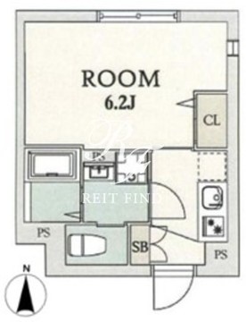 エルファーロ代々木 401 間取り図