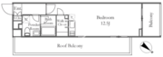 THE LUDLOW NAKAMEGURO 307 間取り図