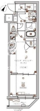 グランパセオ門前仲町 308 間取り図