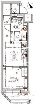 グランパセオ門前仲町 306 間取り図