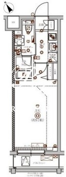 グランパセオ門前仲町 203 間取り図