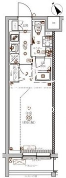 グランパセオ門前仲町 404 間取り図