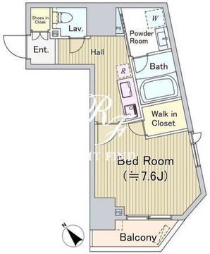 オリゼー茅場町 503 間取り図