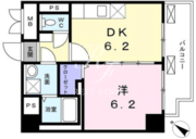 グロリア南青山 203 間取り図