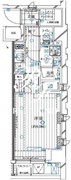 レガリス月島ベイサイドコート 510 間取り図