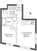 エルファーロ大塚4 201 間取り図