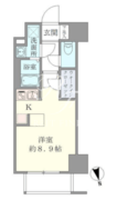 コバール本郷三丁目 602 間取り図