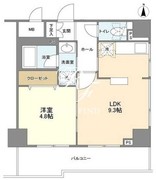 ワンルーフフラット戸越 702 間取り図