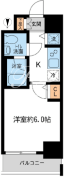 KDXレジデンス大島 504 間取り図