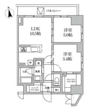 レジディア日本橋馬喰町2 806 間取り図