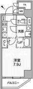 オルタナ北品川 1302 間取り図