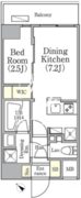 アジールコート三軒茶屋 403 間取り図