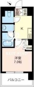 オーキッドレジデンス品川 406 間取り図