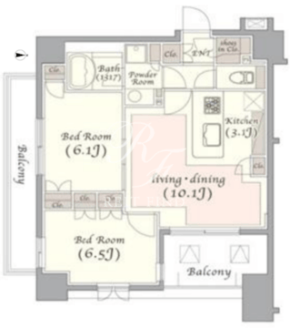 KDXレジデンス錦糸町 301 間取り図