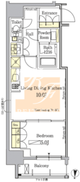 パークアクシス日本橋本町 902 間取り図