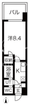 シーズンフラッツ蔵前春日通り 502 間取り図