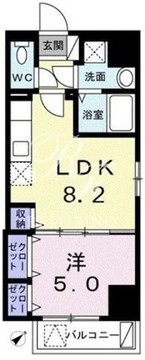 アンノアングランデ 801 間取り図