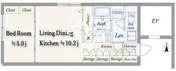 グランパセオ上野黒門町 303 間取り図