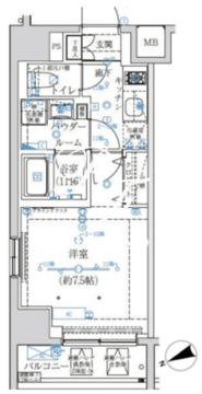 アルテシモリュクス 1003 間取り図