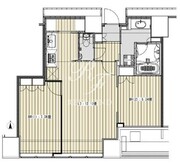 ホワイトタワー浜松町 1805 間取り図