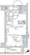 パークアクシス大塚サウスレジデンス 408 間取り図