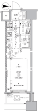 オルタナ亀戸 903 間取り図