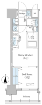 アーバネックス深川住吉 310 間取り図