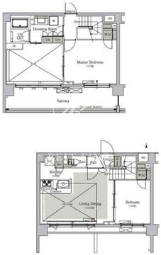 パークキューブ西ヶ原ステージ 203 間取り図