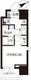 レジディア大森2 1405 間取り図